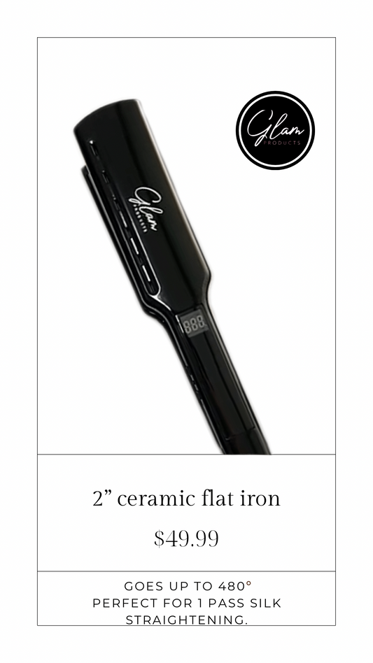 2” Ceramic flat iron